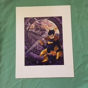 BatGirl BatWoman art matted DC Comics Comic Con